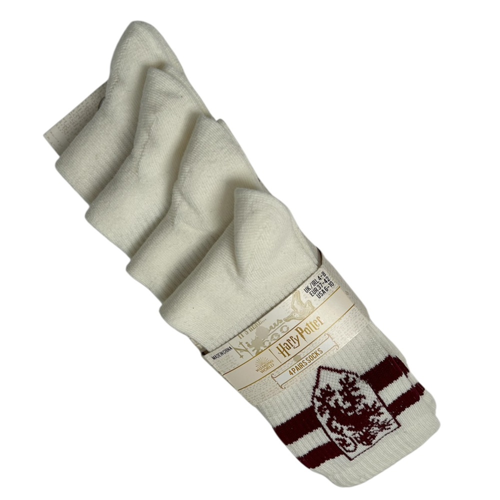 Primark Harry Potter 4 Houses Wizarding World Casual Socks \ 4 pairs